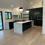 Kitchen with Marbled Counter