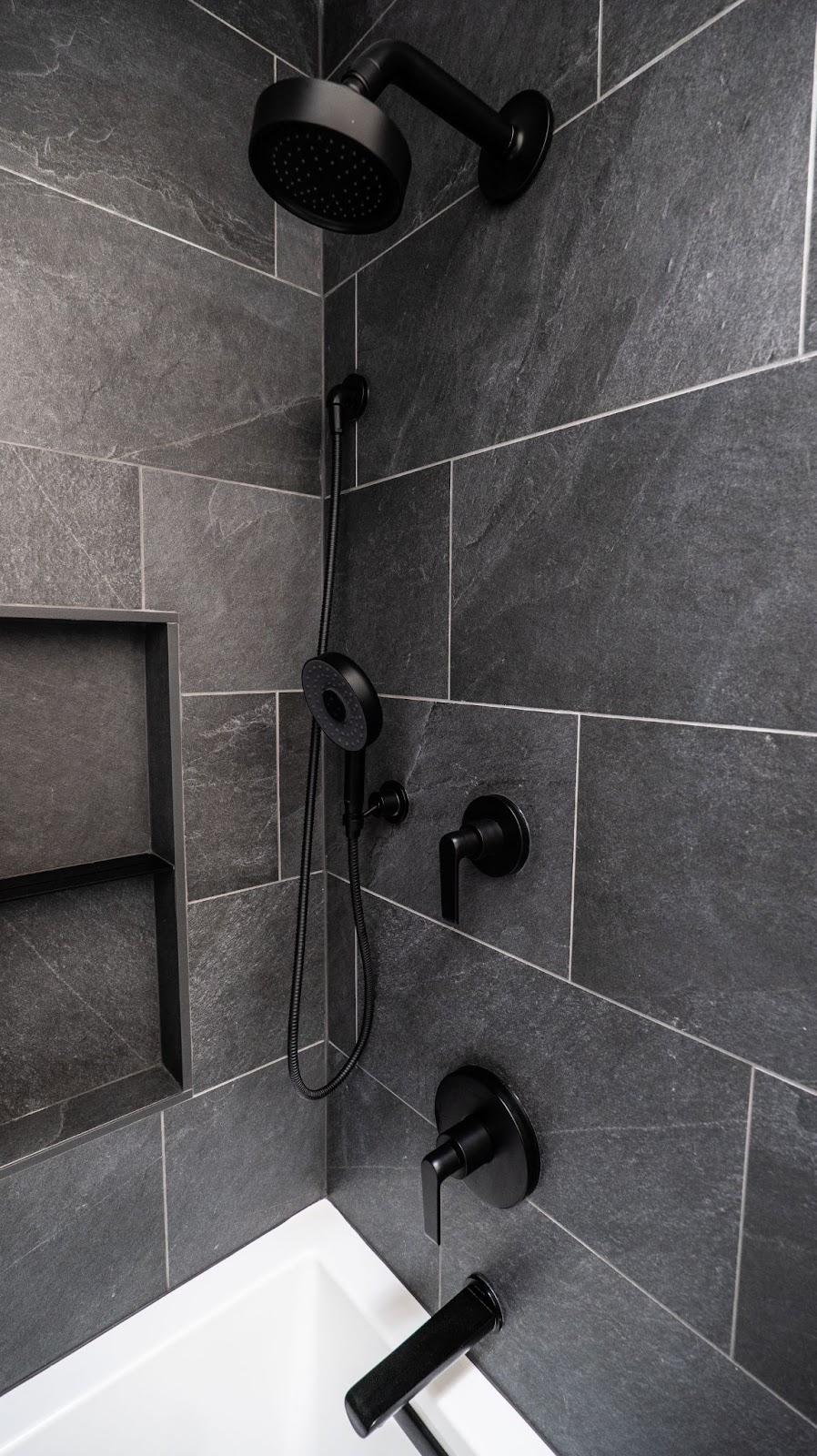 grey bathroom tiles