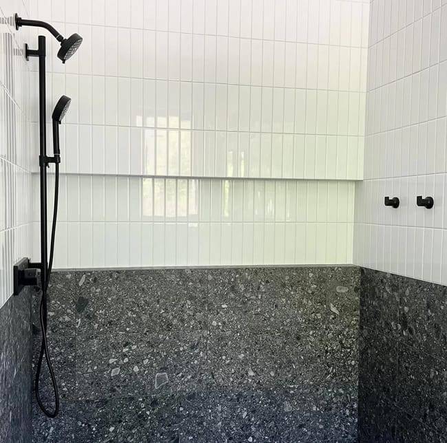 industrial bathroom renovation view 2
